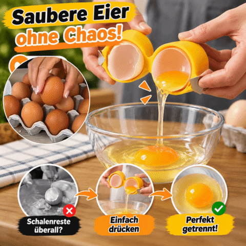 🥚 clakryna® Eier-Schälhilfe – Eier schnell & sauber schälen ohne lästige Schalenreste