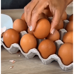 🆙🥚 clakryna® Eier-Schälhilfe – Eier schnell & sauber schälen ohne lästige Schalenreste