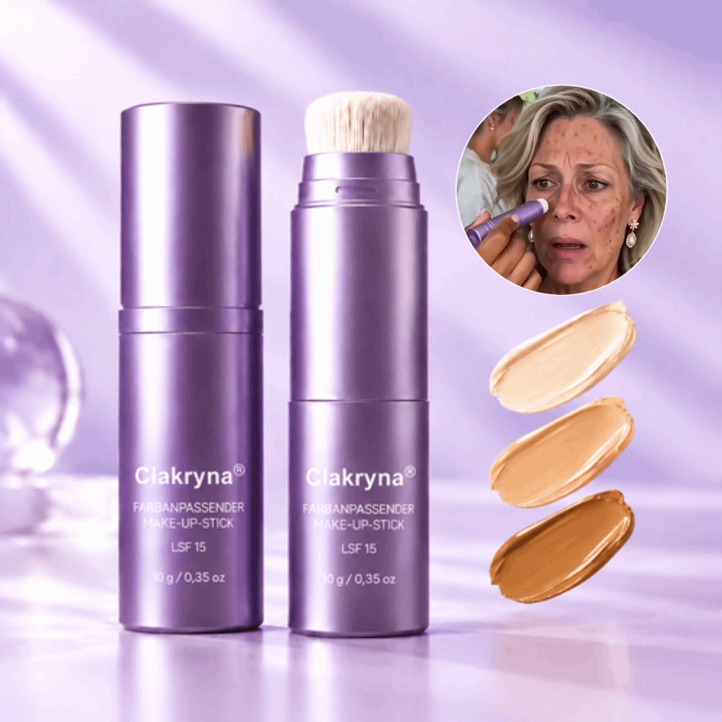 🆙💄clakryna® Farbwechsel-Foundation-Stick – Passt sich deinem Hautton an für einen natürlichen Glow bei reifer Haut