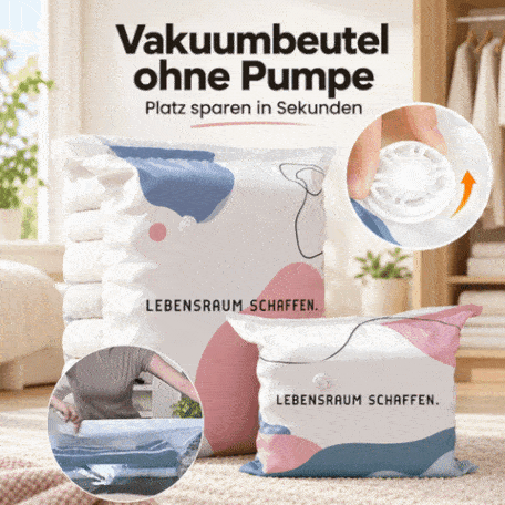 👕📦Mehr Platz zu Hause mit clakryna® Vakuum-Aufbewahrungsbeuteln