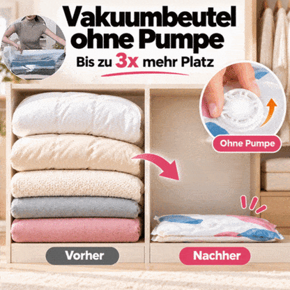 📦👕Mehr Platz zu Hause mit clakryna® Vakuum-Aufbewahrungsbeuteln