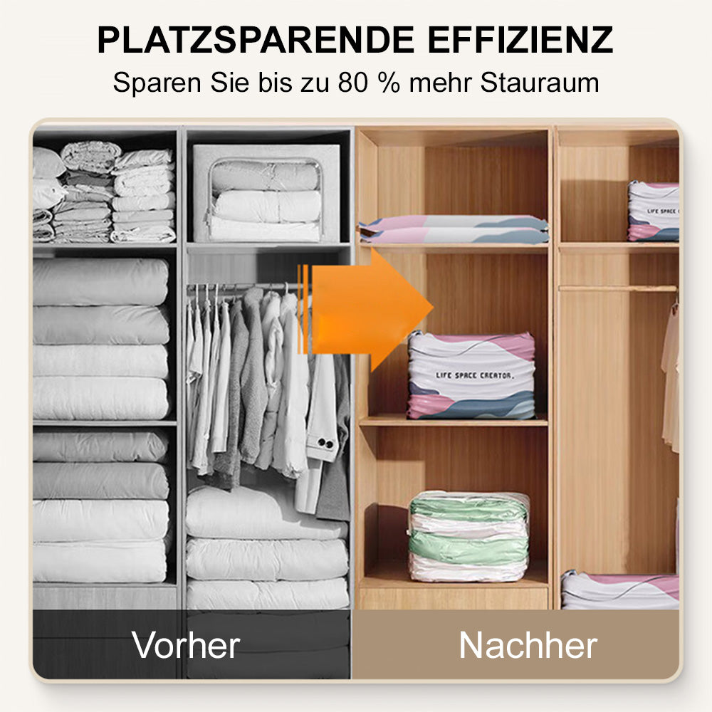 👕Mehr Platz zu Hause mit clakryna® Vakuum-Aufbewahrungsbeuteln