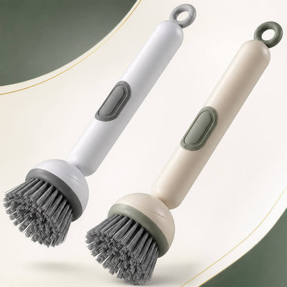 🧽🫧 clakryna® Spülbürste mit integriertem Spülmittelspender