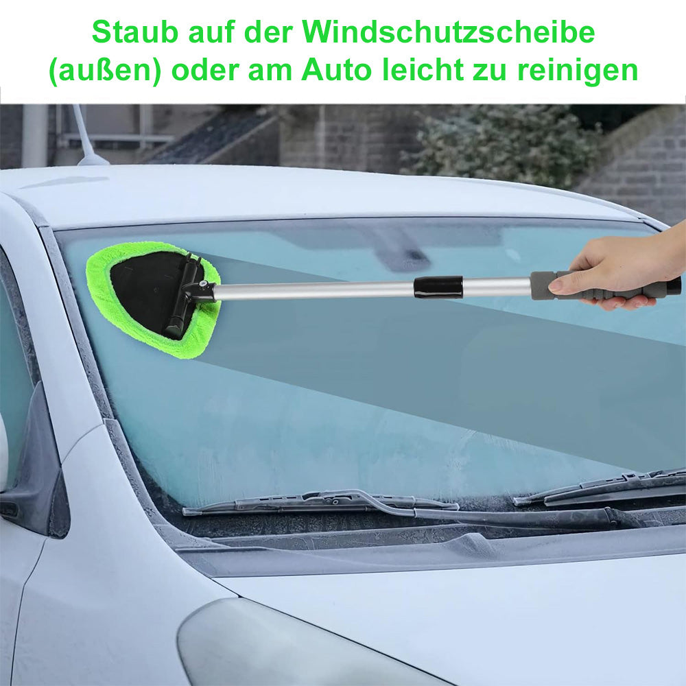 🚗 clakryna® Auto-Scheibenreiniger mit Teleskopgriff – Klare Sicht ohne Verrenkungen