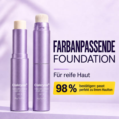 🆙💄clakryna® Farbwechsel-Foundation-Stick – Passt sich deinem Hautton an für einen natürlichen Glow bei reifer Haut