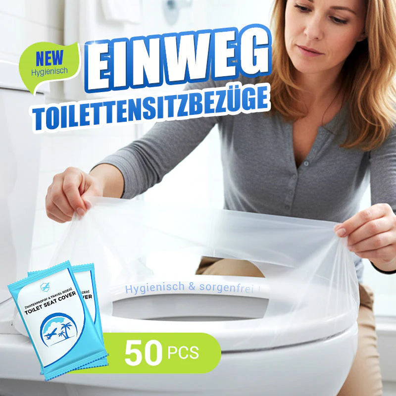 🔥50% Rabatt👍Für die Gesundheit sorgen✅Biologisch abbaubarer Einweg-Toilettensitzbezug aus Kunststoff