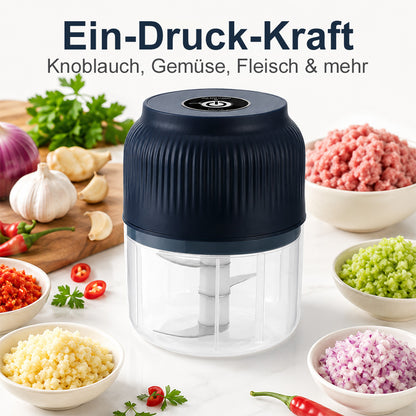 ⚡ clakryna® Mini Elektrischer Zerkleinerer – Gemüse & Knoblauch in Sekunden schneiden