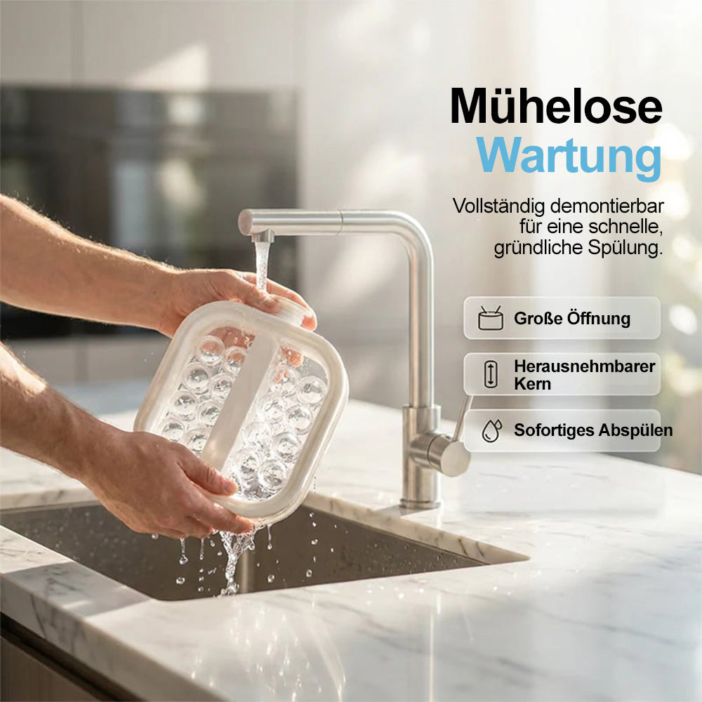 🧊 clakryna® 2-in-1 Eiskugelbereiter – Eis machen & Getränke direkt kühlen