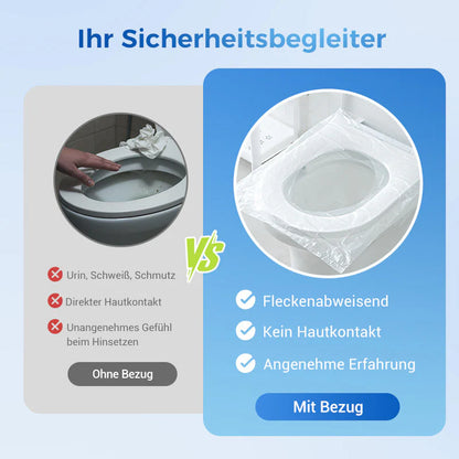 🔥50% Rabatt👍Für die Gesundheit sorgen✅Biologisch abbaubarer Einweg-Toilettensitzbezug aus Kunststoff