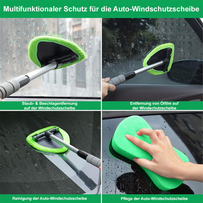 🚗 clakryna® Auto-Scheibenreiniger mit Teleskopgriff – Klare Sicht ohne Verrenkungen