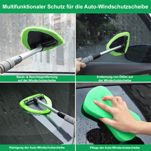 🚗 clakryna® Auto-Scheibenreiniger mit Teleskopgriff – Klare Sicht ohne Verrenkungen