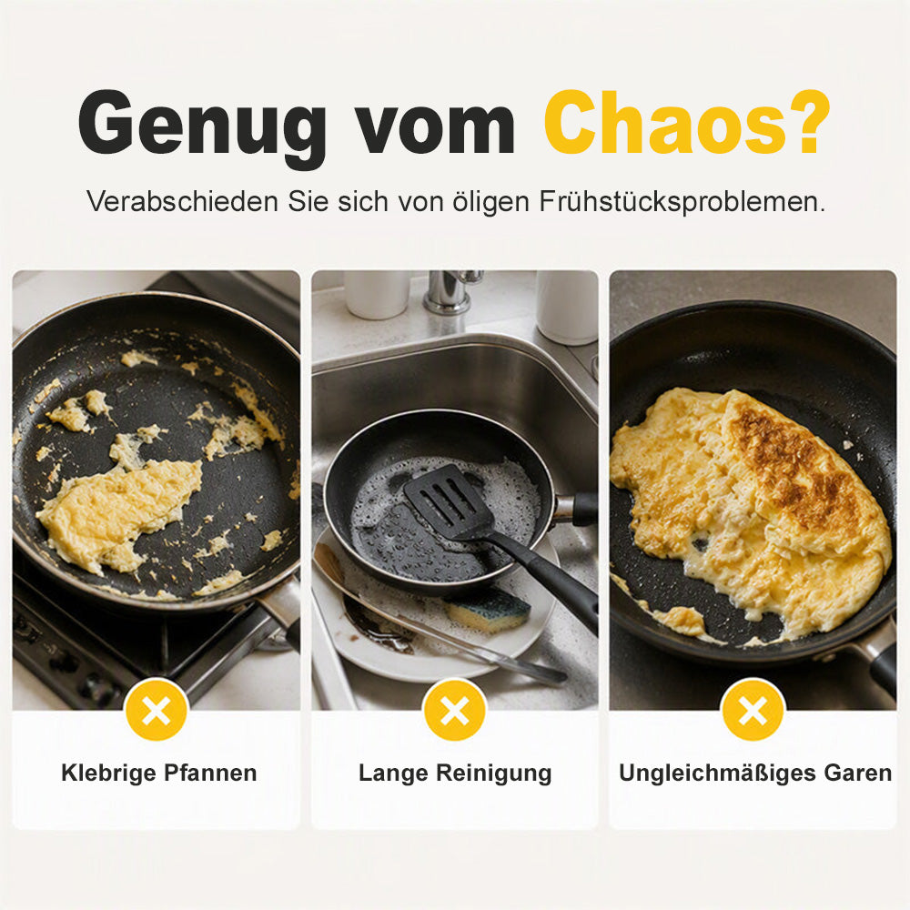 🍳 clakryna®  2-in-1 Mikrowellen Eierkocher – Schnelles Frühstück ohne Pfanne