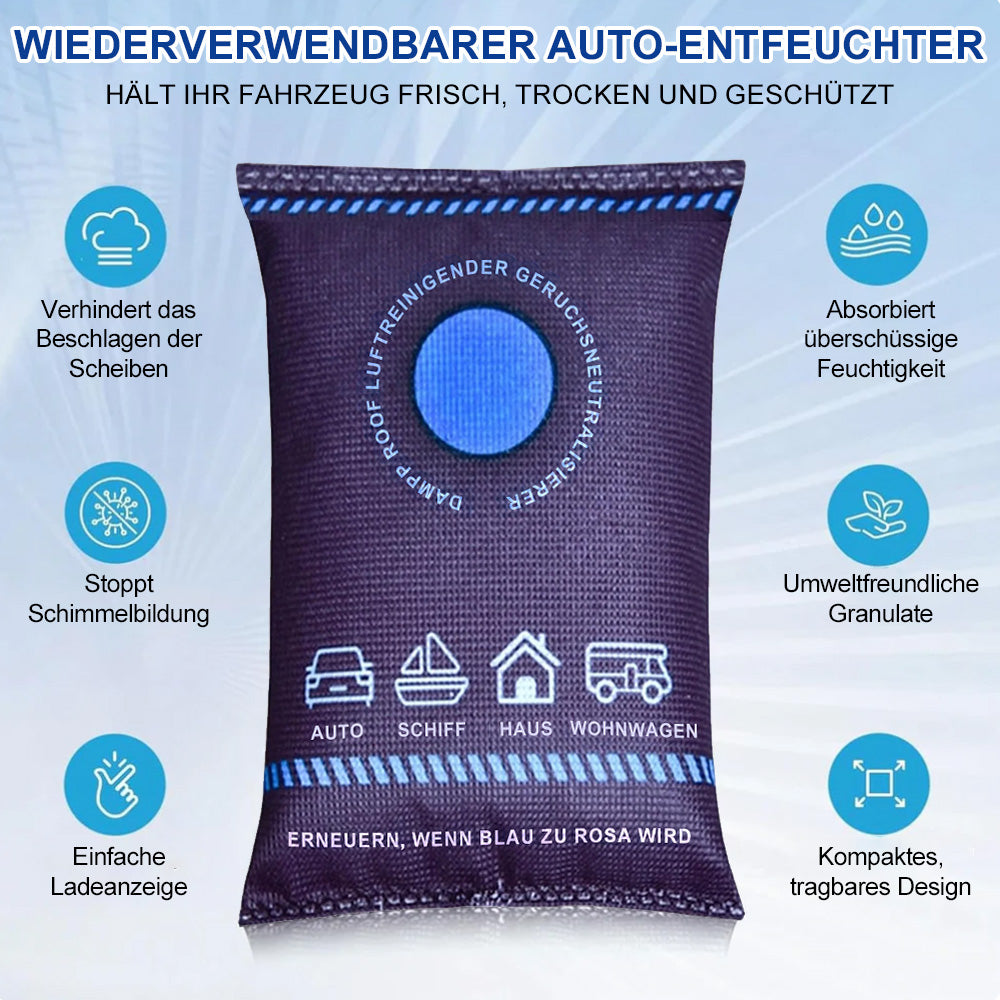 🚗💧 Nie wieder beschlagene Scheiben! Wiederverwendbarer Auto-Entfeuchter mit Farbindikator
