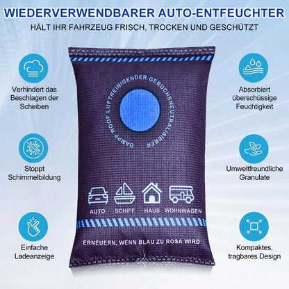 🚗💧 Nie wieder beschlagene Scheiben! Wiederverwendbarer Auto-Entfeuchter mit Farbindikator