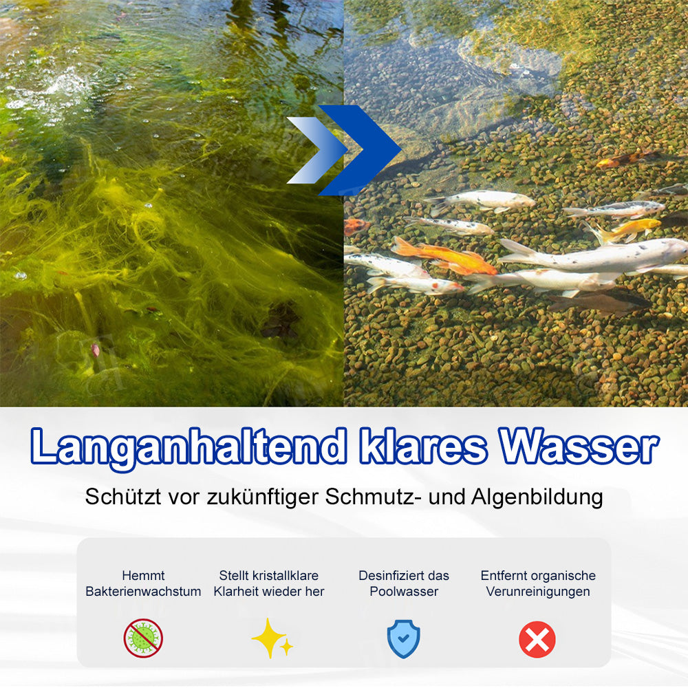 🫧 clakryna® Aqua-Guardian Pro Formula – Für kristallklares Aquariumwasser