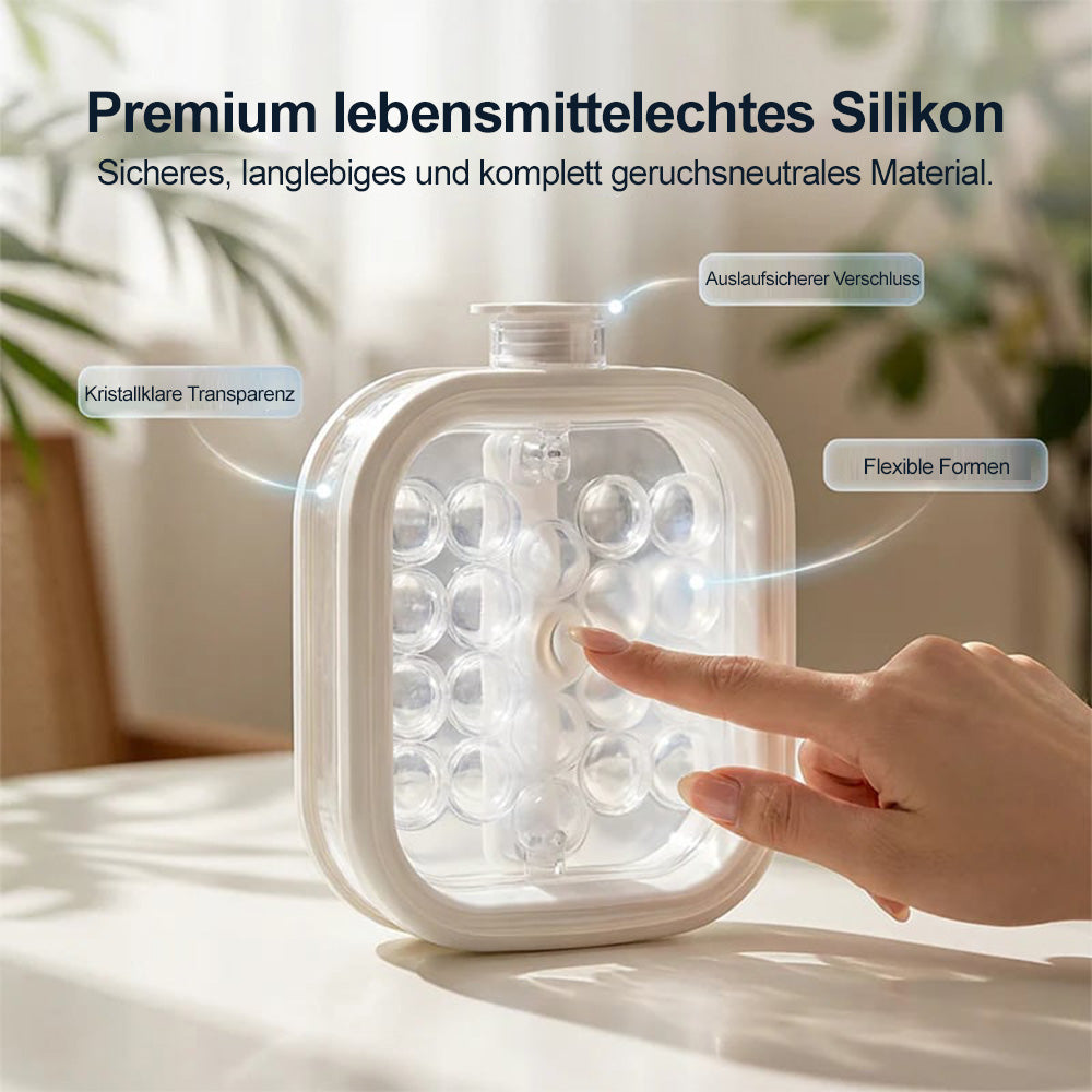 🧊 clakryna® 2-in-1 Eiskugelbereiter – Eis machen & Getränke direkt kühlen