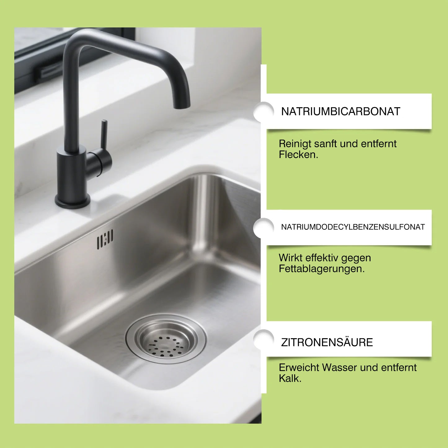 LemonBlast Aktivschaum-Rohrreiniger & Geruchsentferner – Zitronenduft