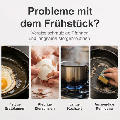 ⭐2026 VERKAUFSHIT🥳Mikrowellen-Eierpochierer – mit zwei Mulden, Antihaft-Oberfläche & leicht zu reinigen. Weniger Fett als beim Braten – jetzt Vorrat sichern & sparen! 🏠
