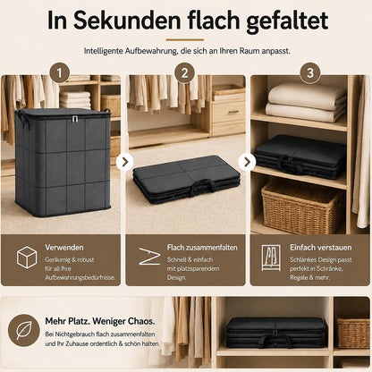 XXL 175L Aufbewahrungstasche – Mehr Platz für Kleidung, Decken & Bettwäsche