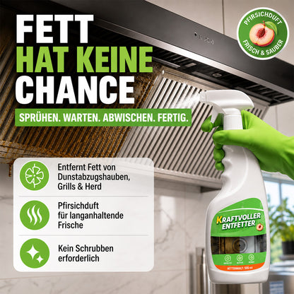 🆙🍳🧽 clakryna® Küchen-Tiefenreiniger – Entfernt hartnäckiges Fett & Eingebranntes ohne stundenlanges Schrubben