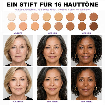 🌷 Farbwechsel-Foundation-Stick – Frischer Glow für reife Haut