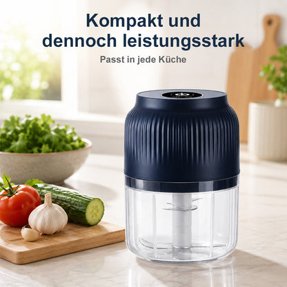 ⚡ clakryna® Mini Elektrischer Zerkleinerer – Gemüse & Knoblauch in Sekunden schneiden