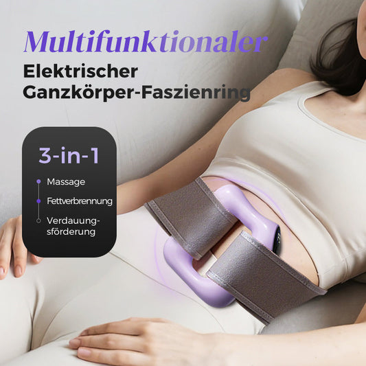 🔥3-in-1 Elektrischer Körper-Formungs-Ring – Freihändige Fettverbrennung & Massage für Bauch, Beine & Po