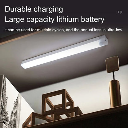 🆙🛒Drahtlose LED-Lichtleiste mit Bewegungssensor – wiederaufladbare und magnetische Unterbauleuchte – ultradünnes Nachtlicht zum Aufkleben für Küche, Kleiderschrank, Treppe und Flur (kein Bohren erforderlich)