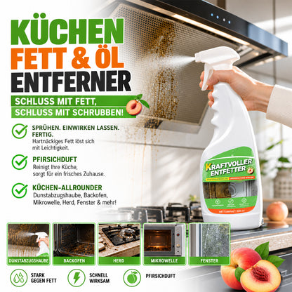 🆙🍳🧽 clakryna® Küchen-Tiefenreiniger – Entfernt hartnäckiges Fett & Eingebranntes ohne stundenlanges Schrubben