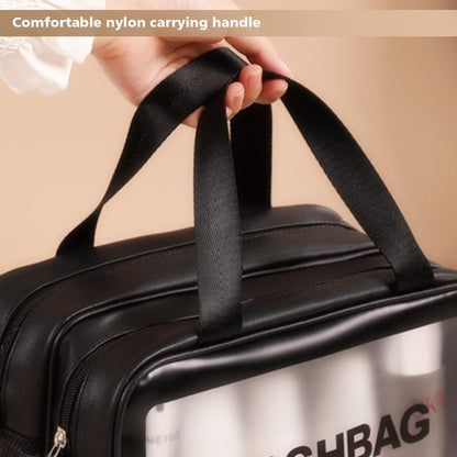XXL Premium Kulturbeutel – Wasserdichte Waschtasche mit Nass- & Trockenfach (Ideal für Reisen, Sport & Gym)