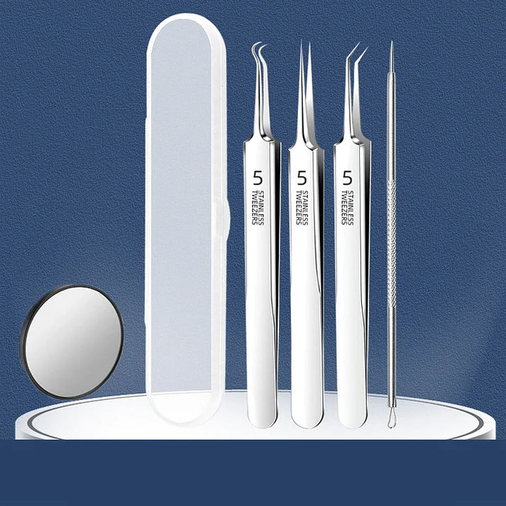 4-teiliges Set + 15× Lupe