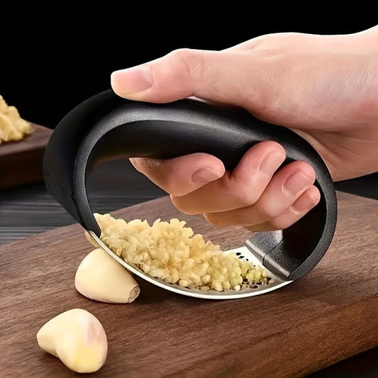 ✨ Profi Edelstahl Knoblauchpresse – Manuelle Wippe für Knoblauch & Ingwer (Spülmaschinenfest)