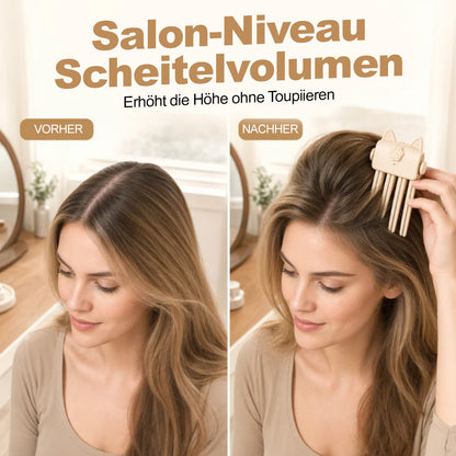 💇 Kabelloser beheizter Volumen-Ansatzclip – tragbares Styling-Tool für feines & glattes Haar