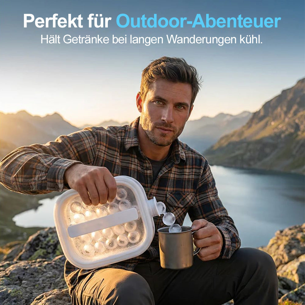 🧊 clakryna® 2-in-1 Eiskugelbereiter – Eis machen & Getränke direkt kühlen