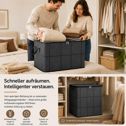XXL 175L Aufbewahrungstasche – Mehr Platz für Kleidung, Decken & Bettwäsche