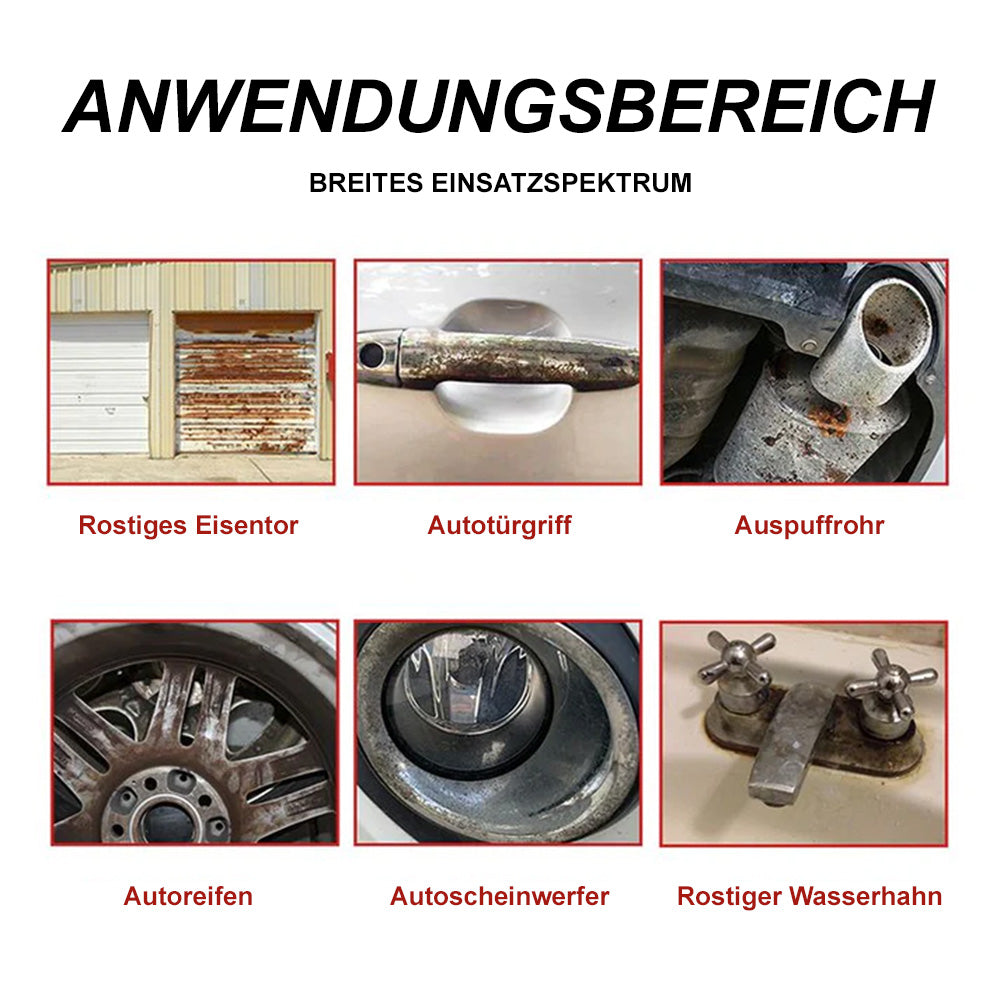 🚗 Die effektive Rostlösung – Metall in Minuten erneuern, einfach auftragen, ganz ohne Schrubben