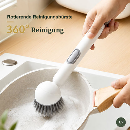 🧽🫧 clakryna® Spülbürste mit integriertem Spülmittelspender