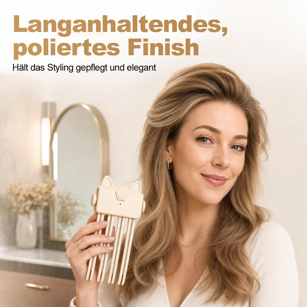 💇 Kabelloser beheizter Volumen-Ansatzclip – tragbares Styling-Tool für feines & glattes Haar