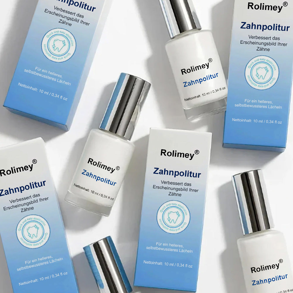 🦷 Zahnweiß-Politur zum Auftragen – Sichtbar weißere Zähne & Entfernt Verfärbungen, Enamelschonend & Fluoridfrei, Für empfindliche Zähne