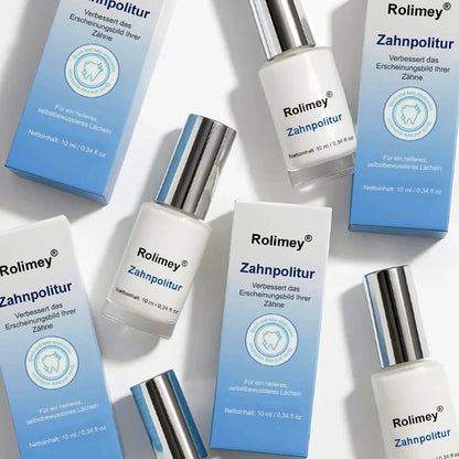 🦷 Zahnweiß-Politur zum Auftragen – Sichtbar weißere Zähne & Entfernt Verfärbungen, Enamelschonend & Fluoridfrei, Für empfindliche Zähne