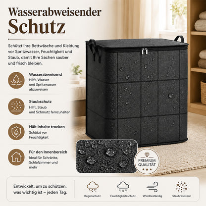 XXL 175L Aufbewahrungstasche – Mehr Platz für Kleidung, Decken & Bettwäsche