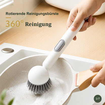 🍽️🧽 clakryna® Spülbürste mit integriertem Spülmittelspender