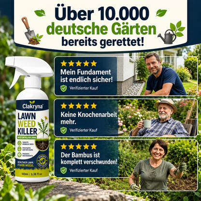 [Unkrautbekämpfung im Garten – mühelos und stressfrei]Clakryna® Unkrautvernichter für den Hausgebrauchke