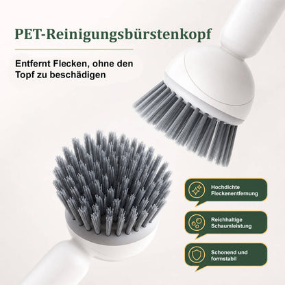 🧽🫧 clakryna® Spülbürste mit integriertem Spülmittelspender