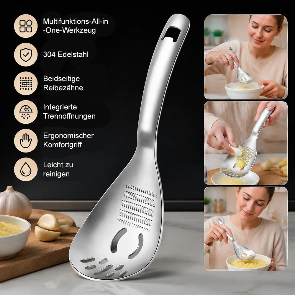 🥄 clakryna® Multifunktions-Küchenhelfer Ein Löffel ersetzt mehrere Küchenwerkzeuge