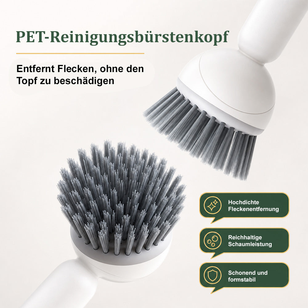 🍽️🧽 clakryna® Spülbürste mit integriertem Spülmittelspender