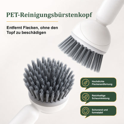 🍽️🧽 clakryna® Spülbürste mit integriertem Spülmittelspender