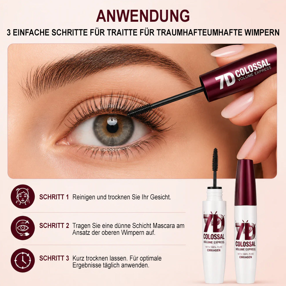 👉🔥 Letzte 24 Stunden: 1 kaufen, 1 GRATIS dazu! — clakryna® 7D Colossal Mascara | Lifting, Volumen & wischfester Wow-Effekt
