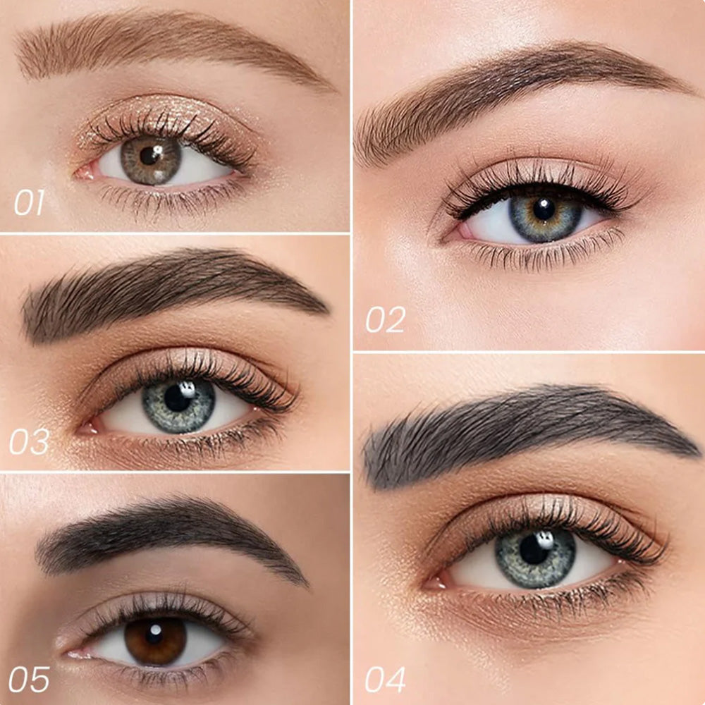 🫧4-Zinken Microblading-Stift für Brauen & Bärte – Wasserfest, wischfest & natürlicher Look