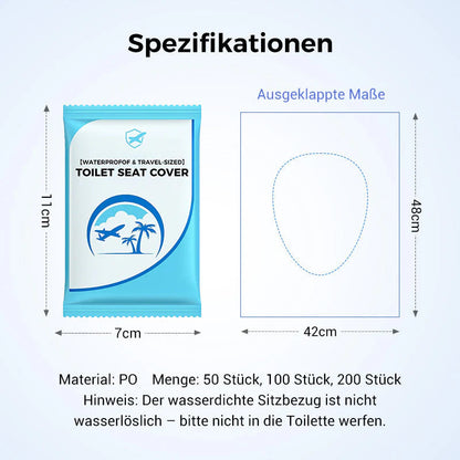 🔥50% Rabatt👍Für die Gesundheit sorgen✅Biologisch abbaubarer Einweg-Toilettensitzbezug aus Kunststoff